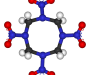 Figura 2. L'estructura molecular del HMX.