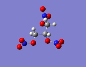 nitroglicerina Figura 1. Estructura molecular de la nitroglicerina.