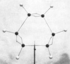 kekulémodel Figura 2. Model de Kekulé del benzè.