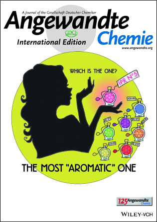 Figura 3. Contraportada d'un dels propers números del volum 49 d'Angew. Chem. Int. Ed.