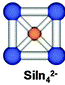 Figura 1. L'estructura del clúster dianiònic [SiIn4]2-.